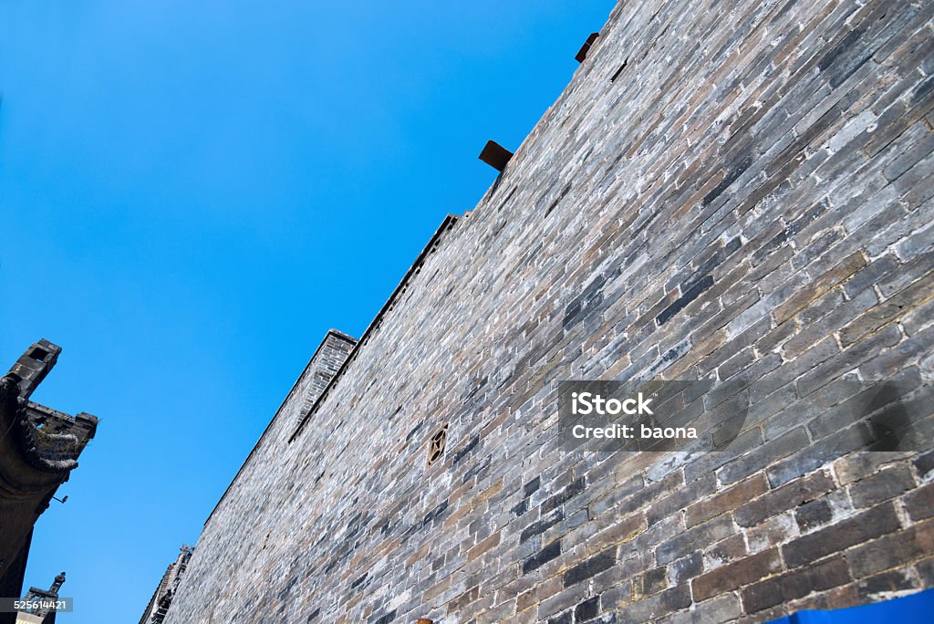 grunge brick wall grunge brick wall in china. Aging Process Stock Photo