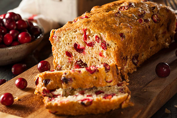istock Homemade Festive Cranberry Bread 525616053
