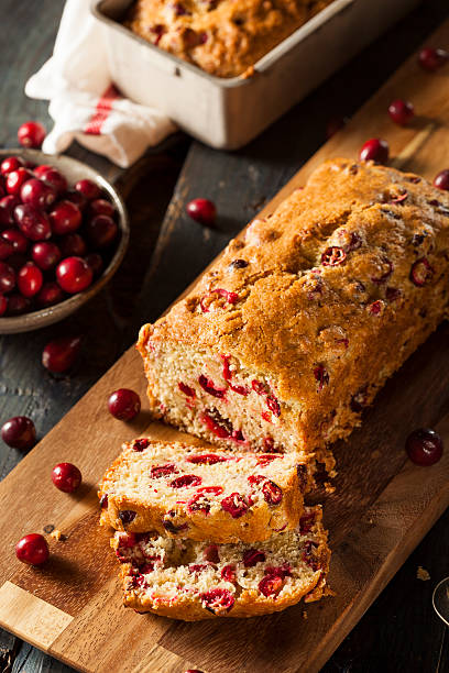 istock Homemade Festive Cranberry Bread 525616055