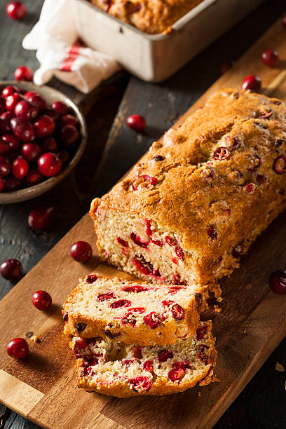 istock Homemade Festive Cranberry Bread 525616059
