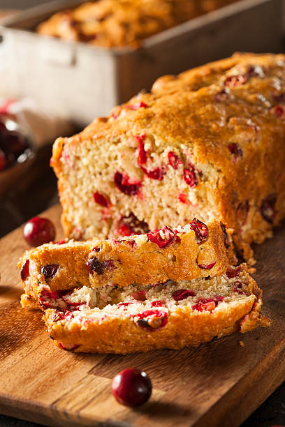 istock Homemade Festive Cranberry Bread 525616079