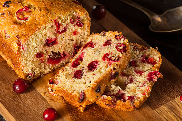 istock Homemade Festive Cranberry Bread 525616093