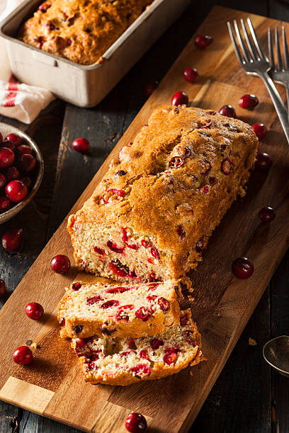 istock Homemade Festive Cranberry Bread 525616095