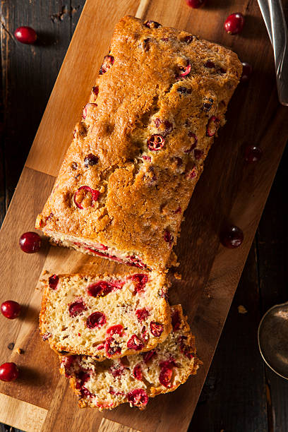 istock Homemade Festive Cranberry Bread 525616101