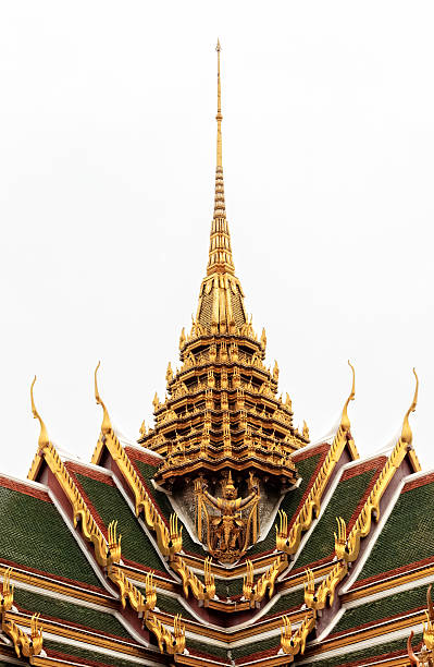 Golden Traditional Thai Temple Architecture