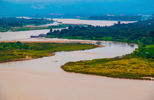 Mekong river landscape