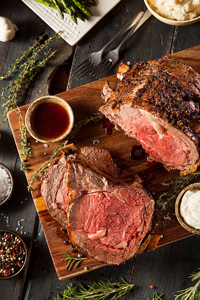 istock Homemade Grass Fed Prime Rib Roast 525626045