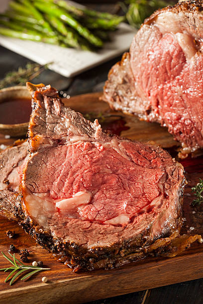 istock Homemade Grass Fed Prime Rib Roast 525626557