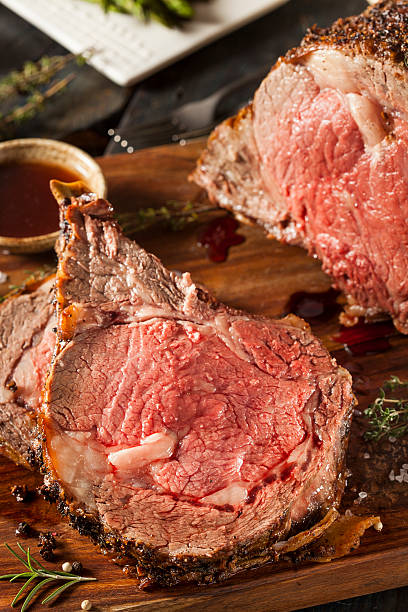 istock Homemade Grass Fed Prime Rib Roast 525626873