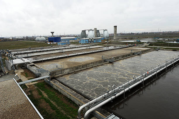 istock Wastewater treatment plant 525627633