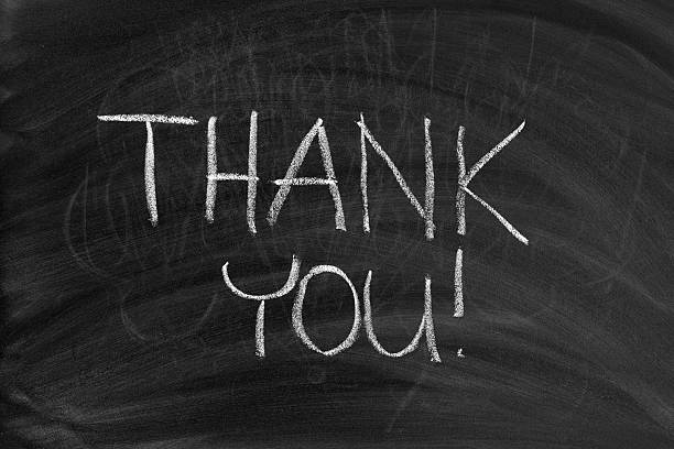 istock Thank you written on blackboard 525627859