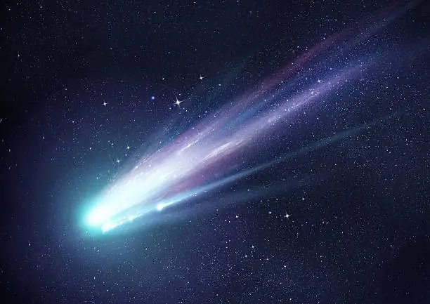Photo of Super Bright Comet at Night