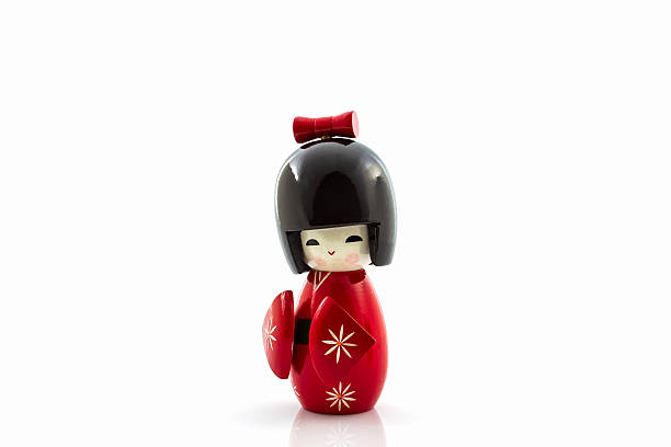 istock Japanese kokeshi dolls. 525629699