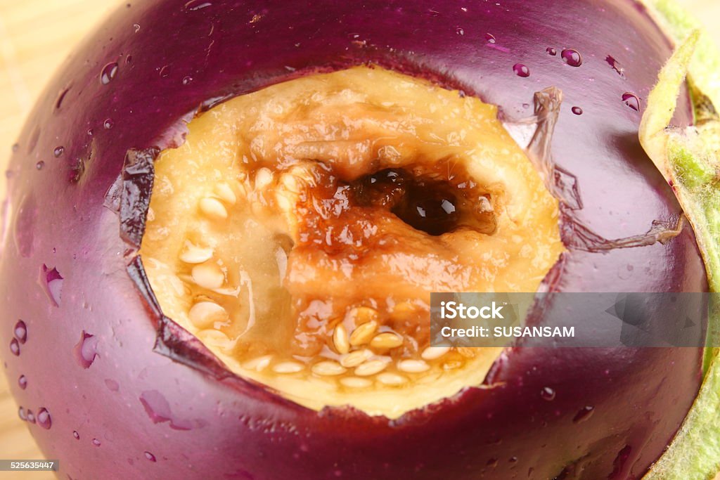 Rotten egg plant. Close up of Rotten egg plant Agriculture Stock Photo