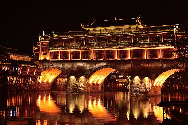 istock The ancient town of phoenix in night 005 525635639
