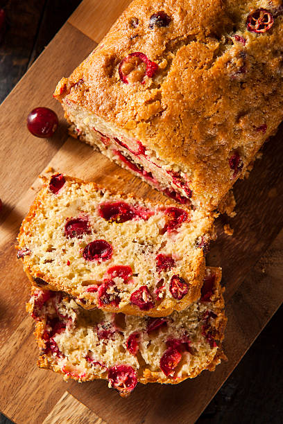 istock Homemade Festive Cranberry Bread 525636279