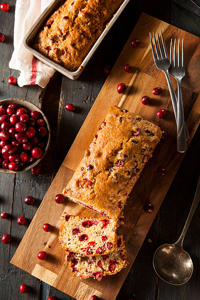 istock Homemade Festive Cranberry Bread 525636281