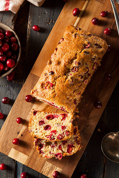 istock Homemade Festive Cranberry Bread 525636285