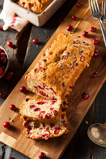istock Homemade Festive Cranberry Bread 525636291