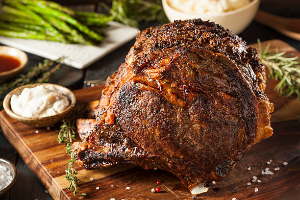 istock Homemade Grass Fed Prime Rib Roast 525636305