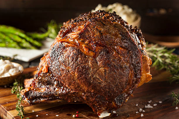 istock Homemade Grass Fed Prime Rib Roast 525636307