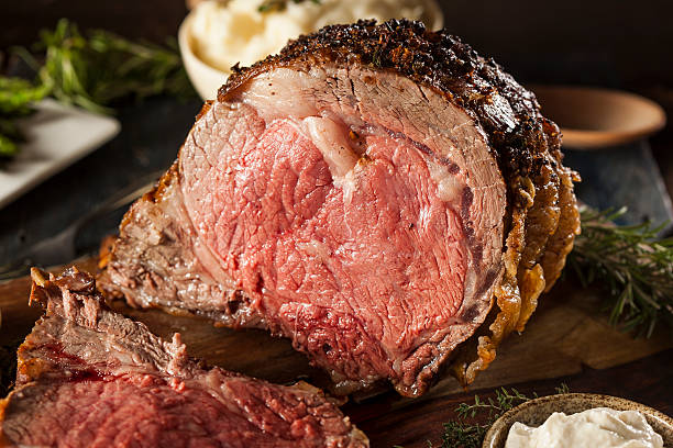 istock Homemade Grass Fed Prime Rib Roast 525636309