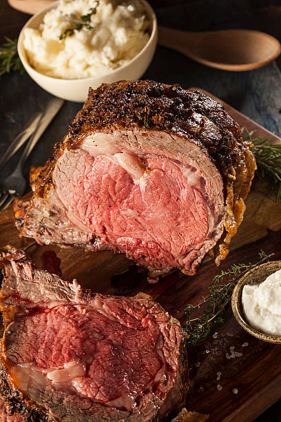istock Homemade Grass Fed Prime Rib Roast 525636313