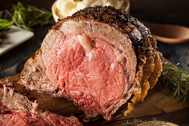 istock Homemade Grass Fed Prime Rib Roast 525636315