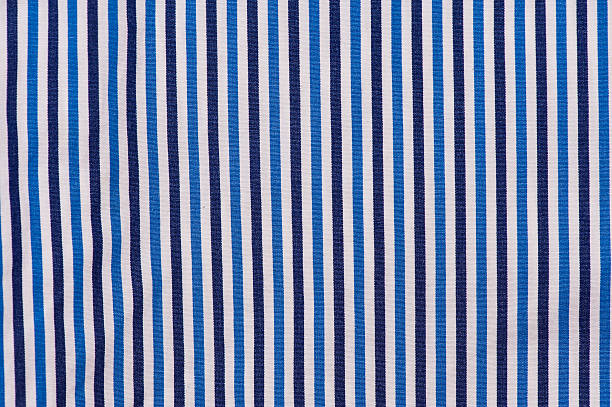 istock fabric shirt with vertical stripes blue, 525637377