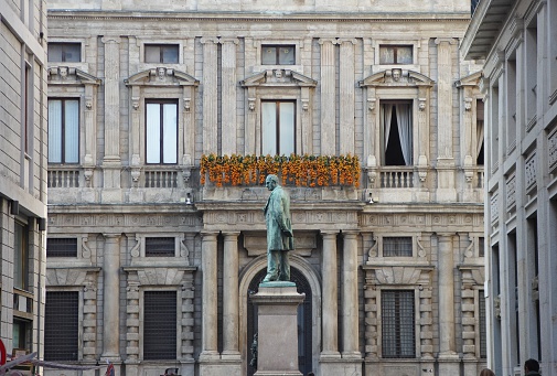Monument to Alessandro Manzoni in Milan