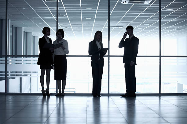 istock Business people silhouettes 525641505