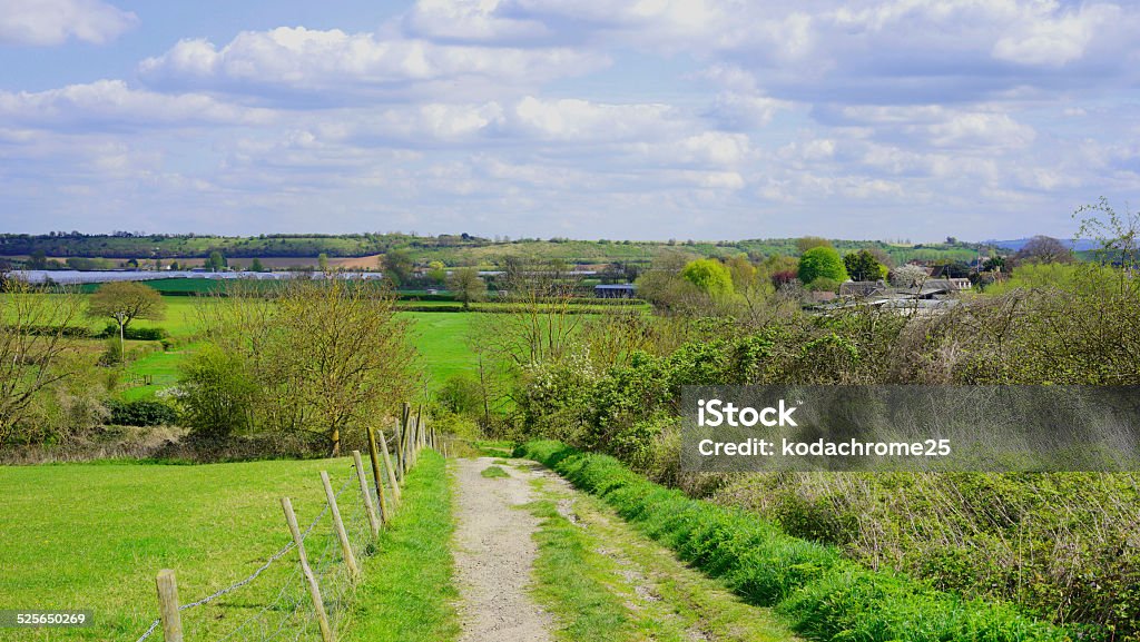 path a footpath and public bridleway through the countryside Accessibility Stock Photo