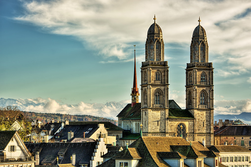 November 2014, Great Minster in Zurich (Switzerland), HDR-technique