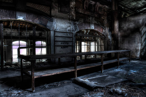 istock old table at the factory 525651461