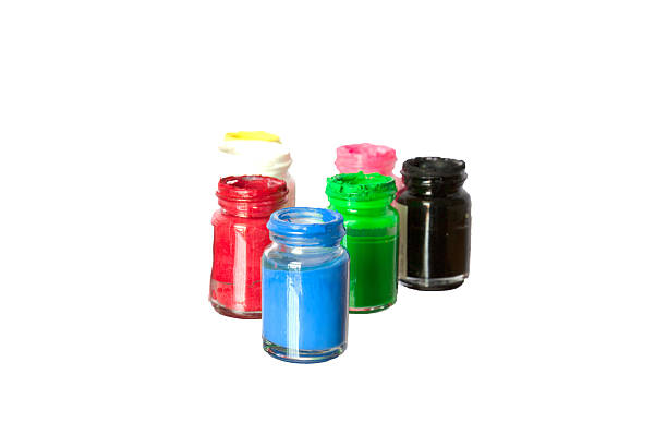istock the bottle of poster color 525652051