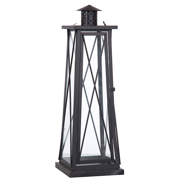 istock Lantern made of glass and wood 525653049