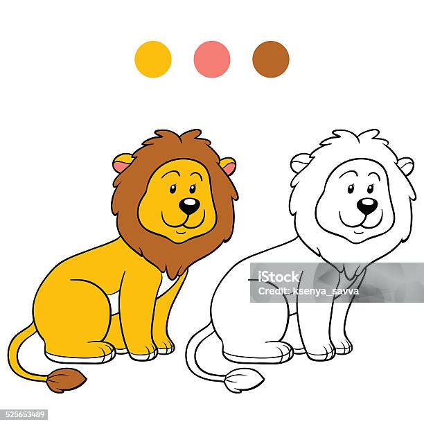 Coloring Book Stock Illustration - Download Image Now - Activity, Africa, Animal