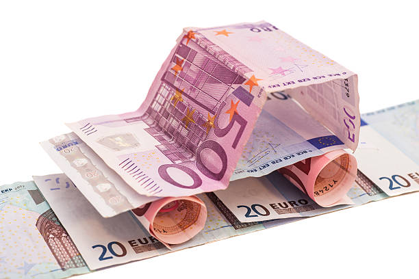 istock The car made of euro banknotes 525653899