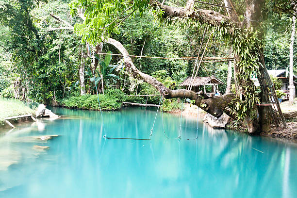 Blue Lagoon in Vang Vieng, Laos