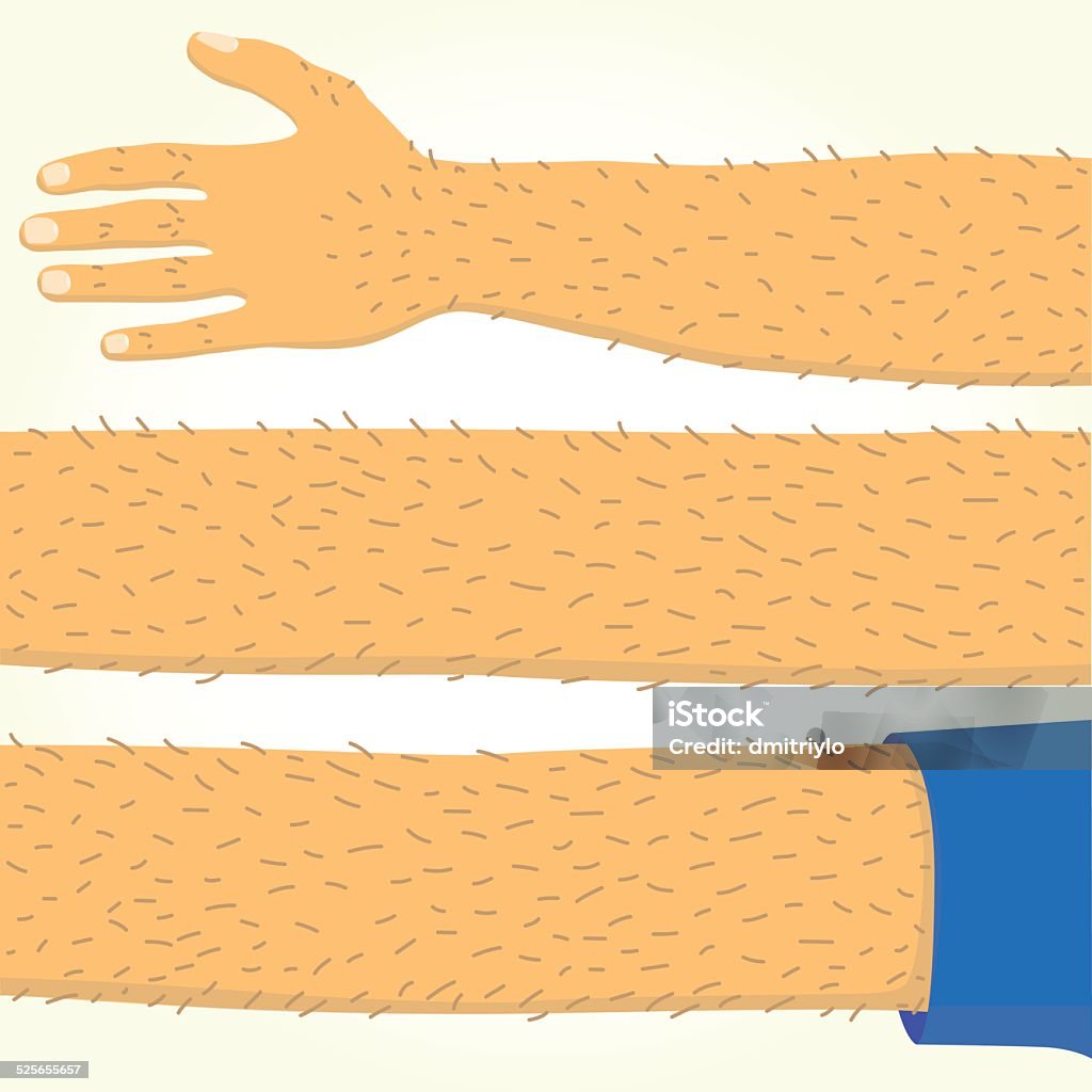 Long Hand Vector Long Hand Isolated Vector Stock Illustration - Download Image Now ...
