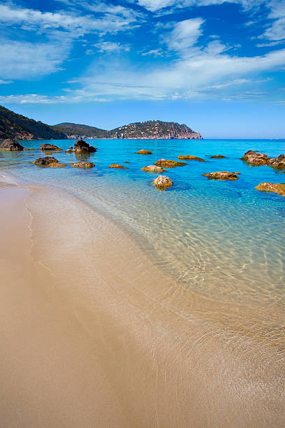 istock Ibiza Aigues Blanques Aguas Blancas Beach at Santa Eulalia 525655799