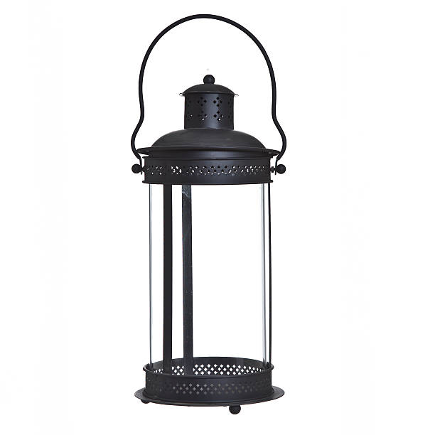 istock Lantern made of iron and glass 525671631