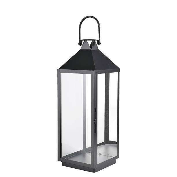istock Lantern made of iron and glass 525671767
