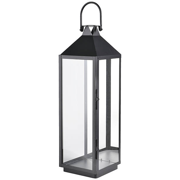 istock Lantern made of iron and glass 525671769
