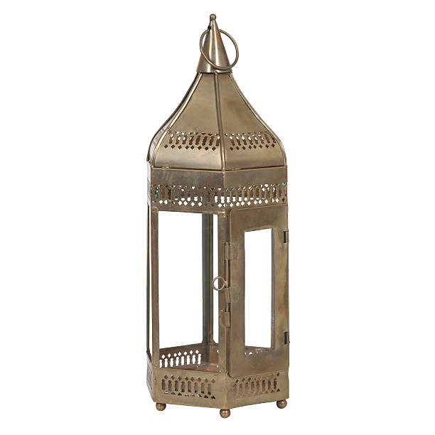 istock Lantern made of iron and glass 525671801
