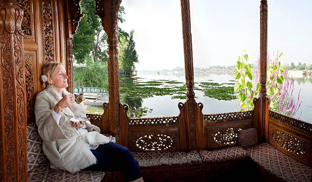 istock Balcony on a house boat 525673737