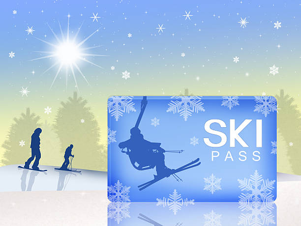 스키복 산길 - mountain skiing ski lift silhouette stock illustrations