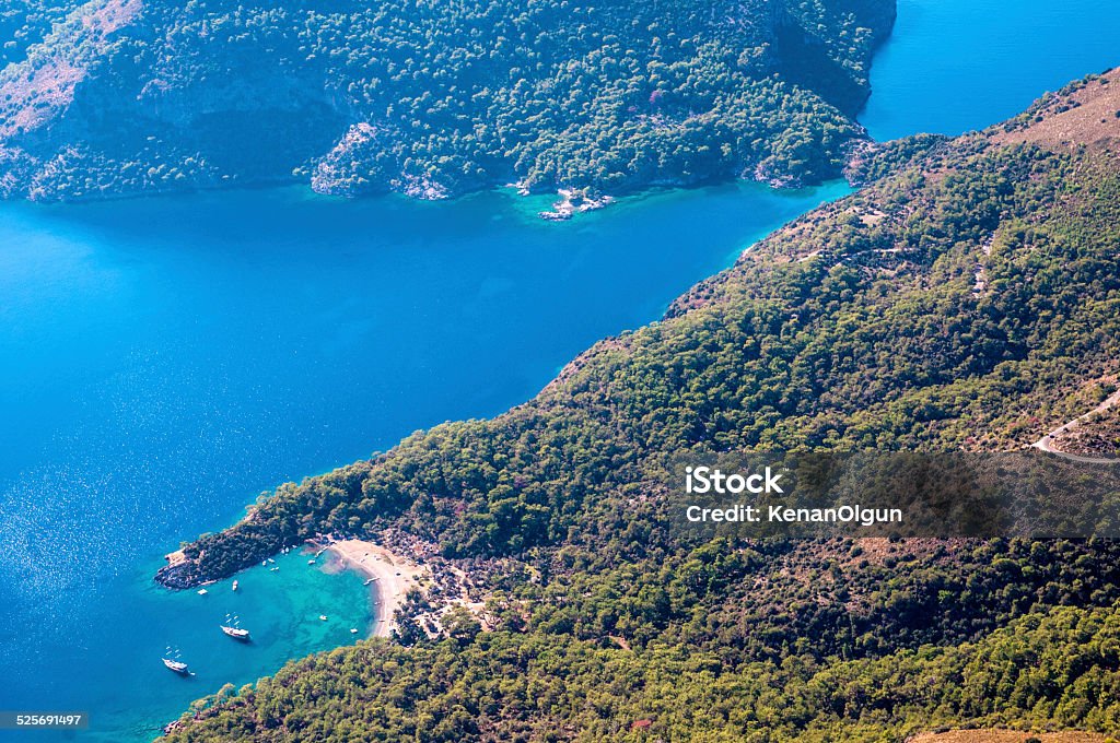 Gemile Bays Gemile Bay, Darbogaz, Ölüdeniz, Fethiye, Mugla, TURKEY Aegean Sea Stock Photo