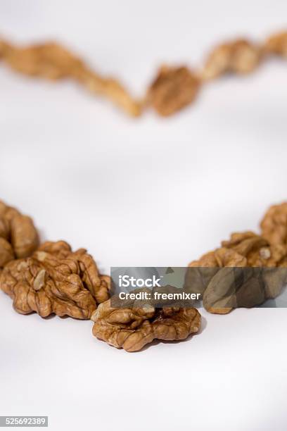 Heart Made Of Nuts Stock Photo - Download Image Now - Brown, Close-up, Color Image