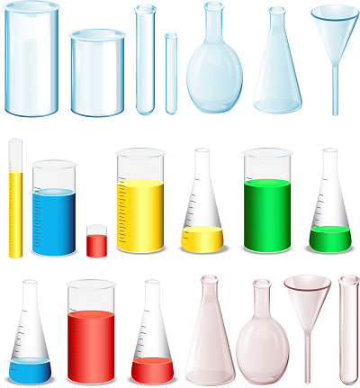 Science Container Thing Science Containers Stock Illustration - Download Image Now - Beaker ...